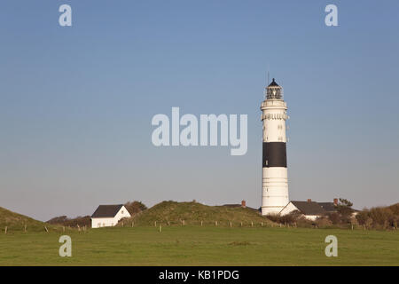 Faro red cliff a Kampen, isola di Sylt, SCHLESWIG-HOLSTEIN, Germania, Foto Stock