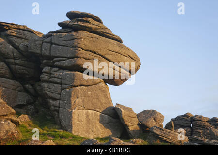Inghilterra, Devon e Dartmoor hound tor, Foto Stock
