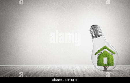 Ecologia e riciclaggio eco i concetti di costruzione. Foto Stock