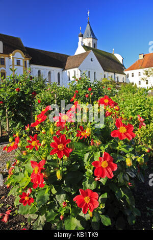 In Germania, in Baviera, Baviera, Pfaffenwinkel (regione), monastero di polling, Foto Stock