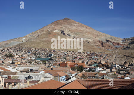 Bolivia, Potosi, Cerro Rico, Foto Stock