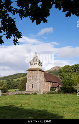 Chiesa Bitterley vicino a Ludlow, Shropshire, Inghilterra, Regno Unito Foto Stock