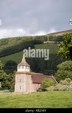 Chiesa Bitterley vicino a Ludlow, Shropshire, Inghilterra, Regno Unito Foto Stock