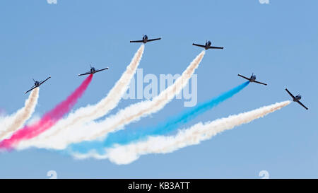 Patrioti aereo jet team esegue a miramar air show Foto Stock