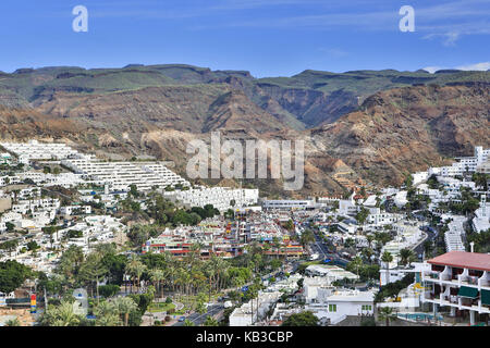 Spagna, Isole Canarie, Gran Canaria, Puerto Rico, Foto Stock