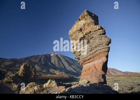 Spagna Isole Canarie, tenerife teide, il Parco Nazionale del Teide, los Roques de Garcia, Foto Stock