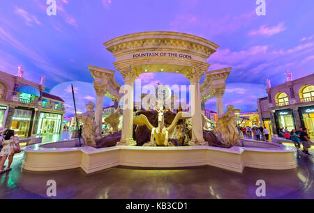 Vista interna del Foro di Cesare Shoppes a Las Vegas in Nevada. Foto Stock