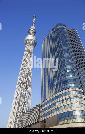 Giappone, Honshu, tokyo asakusa, skytree tower, Foto Stock