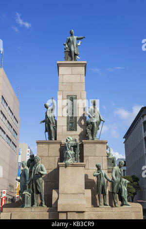 Giappone, kyushu, kagoshima, kagoshima city, monumento, Foto Stock