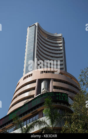 India, Maharastra, Mumbai Bombay, colaba distirkt, stock exchange Foto Stock