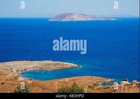 Spiaggia di Platis Gialos, Serifos, Grecia, Europa Foto Stock