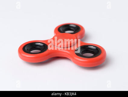 Red agitano: spinner ritagliare isolati su sfondo bianco Foto Stock