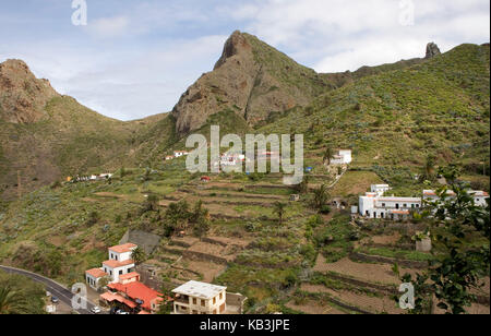 Taganana, posto in collina a nord delle montagne di Anaga, Foto Stock