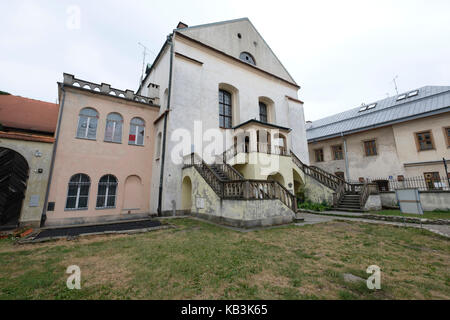 Izaak sinagoga nel dal quartiere ebraico di Kazimierz di Cracovia, in Polonia, in Europa Foto Stock