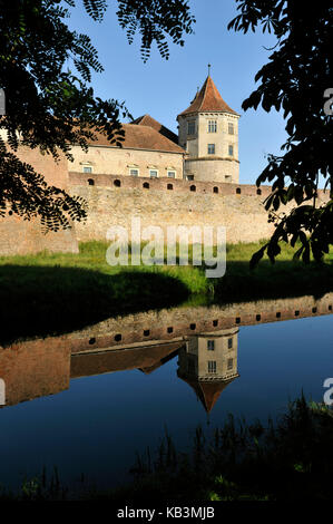 La Romania, Transilvania, terra della cittadella sassone, fortezza di fagaras Foto Stock