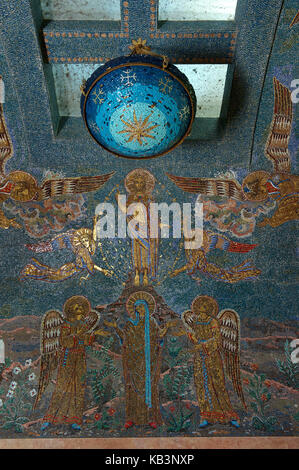 Francia, Bas Rhin, Mont Sainte Odile, convento di Sainte Odile, Cappella degli Angeli Foto Stock