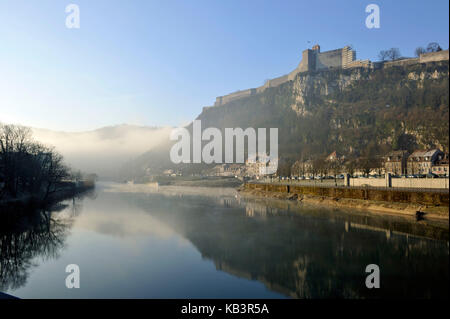 Francia, Doubs, besancon, la Citadelle Vauban elencati come patrimonio mondiale dall' UNESCO Foto Stock