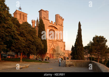 Francia, Herault, beziers, Saint Nazaire cathedral Foto Stock