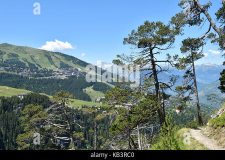 Francia, Savoie, massiccio della Vanoise, Valle Tarentaise, courchevel Foto Stock
