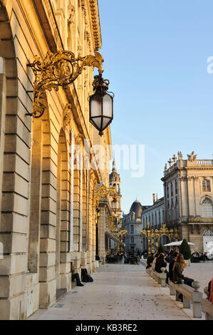 Francia, Meurthe et Moselle, Nancy, Place Stanislas (ex Place Royale) costruito da Stanislas Leszczynski nel 18 ° secolo, classificato come Patrimonio Mondiale dall'UNESCO Foto Stock