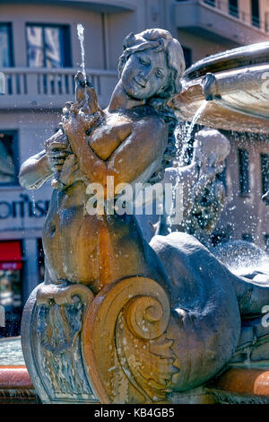 Fontana di place des giacobini di Lione Foto Stock