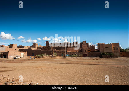 Berber kasbah in dades gorge, Marocco Foto Stock