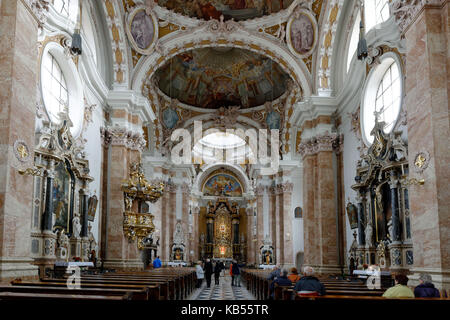 Austria, Tirolo, Innsbruck, la cattedrale Saint-Jacob (Dom Sankt Jakob) Foto Stock