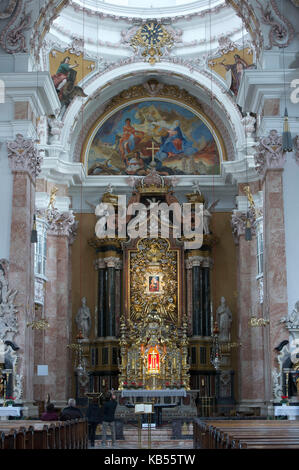 Austria, Tirolo, Innsbruck, la cattedrale Saint-Jacob (Dom Sankt Jakob) Foto Stock