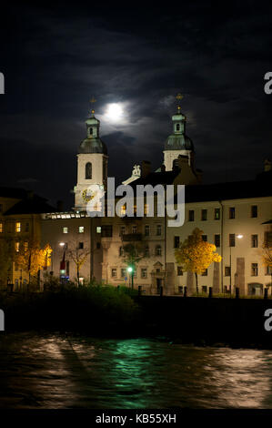 Austria, Tirolo, Innsbruck, la riva sud del fiume Inn, Cattedrale di saint-jakob malattia (saint-jacques) nella Hofburg Foto Stock