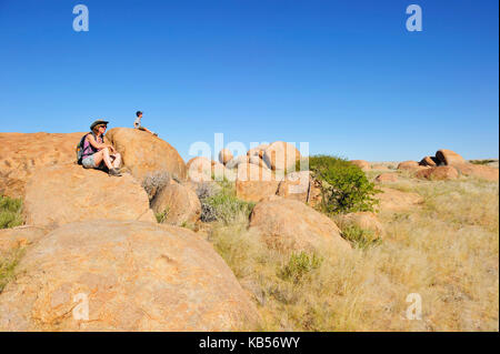 La Namibia, erongo, damaraland, brandberg e ugab River Valley Foto Stock