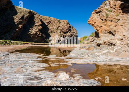 La Namibia, hardap, Namib Desert, kuiseb canyon Foto Stock