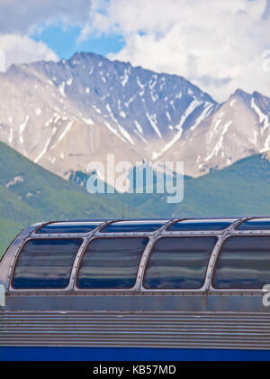 Orizzonte Auto Dome, Jasper, Alberta, Canada. Foto Stock