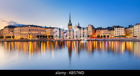 Gamla Stan a Stoccolma, Svezia Foto Stock