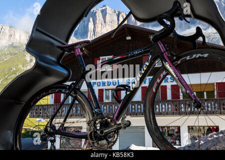 L'Europa, Italia, alpi, Dolomiti, montagne, Passo Pordoi Foto Stock