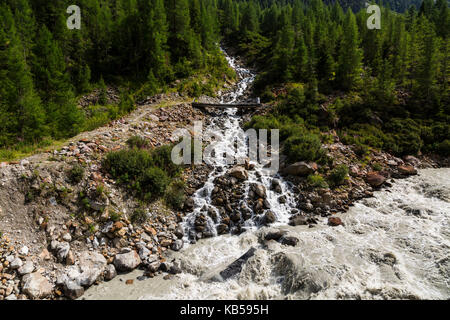 Europa, Austria, Alpi, Tirolo, Ötztal - Vent Foto Stock