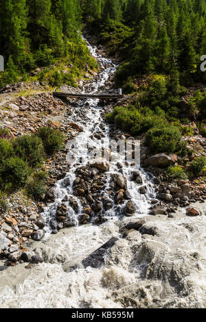 Europa, Austria, Alpi, Tirolo, Ötztal - Vent Foto Stock