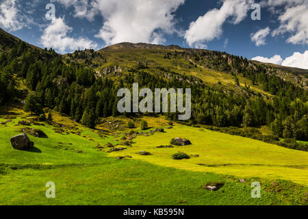 Europa, Austria, Alpi, Tirolo, Ötztal - Vent Foto Stock