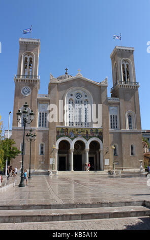 Cattedrale metropolitana di Atene, Attica, Grecia Foto Stock