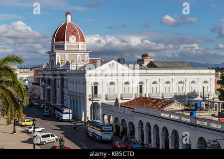 La rotunda del antiguo ayuntamiento, casa dell'edificio del governo provinciale a Cienfuegos, UNESCO, Cuba, America centrale Foto Stock