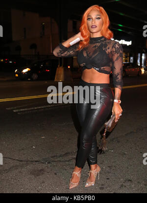 New York, NY, Stati Uniti. 27th settembre 2017. Joseline Hernandez Al Don Q Di Queens, New York, Il 27 Settembre 2017. Credito: Walik Gosorn/Media Punch/Alamy Live News Foto Stock