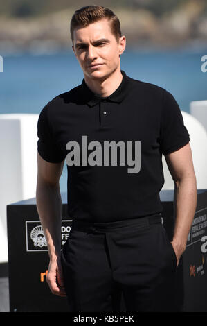 San Sebastian, Spagna. 28 Settembre 2017. Dave Franco partecipa alla fotocellula 'The Disaster Artist' durante il sessantacinquesimo Festival di San Sebastian il 28 settembre 2017 a San Sebastian, Spagna. Credit: Geisler-Fotopress/Alamy Live News Foto Stock