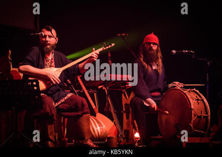 La polonia. Il 28 settembre 2017. lodz,Polonia,28 sett. Percival esegue wild hunt show live in concert hall wytwornia credito: stanislaw wadas/alamy live news Foto Stock