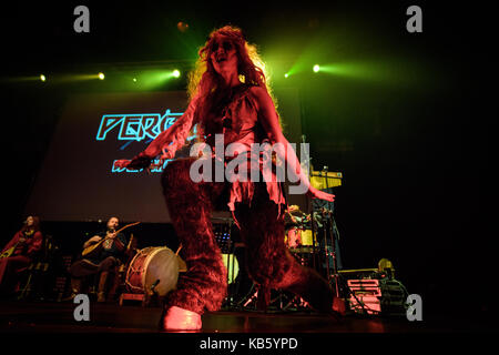 La polonia. Il 28 settembre 2017. lodz,Polonia,28 sett. Percival esegue wild hunt show live in concert hall wytwornia credito: stanislaw wadas/alamy live news Foto Stock