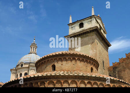 L'angolo nord-est della città di difese del castello di Mantova, Italia settentrionale al di fuori di verona Foto Stock