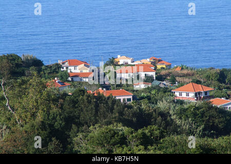 São Jorge Madeira costa nord Foto Stock