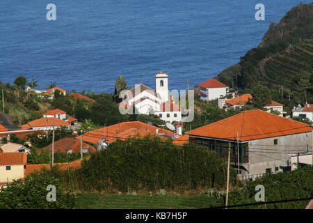 São Jorge Madeira costa nord Foto Stock