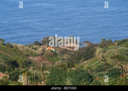 São Jorge Madeira costa nord Foto Stock