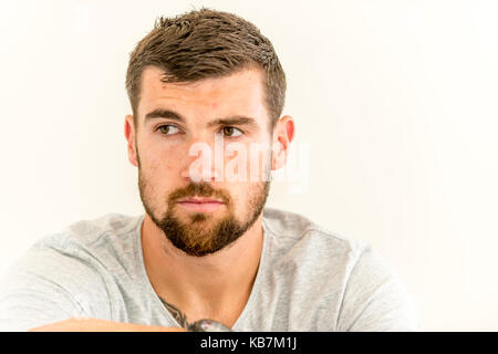 Mathew Ryan, portiere professionale, che gioca la premier league football per Brighton e Hove albion fc e la nazionale australiana. Foto Stock