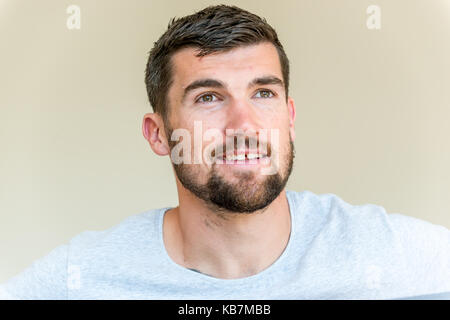 Mathew Ryan, portiere professionale, che gioca la premier league football per Brighton e Hove albion fc e la nazionale australiana. Foto Stock