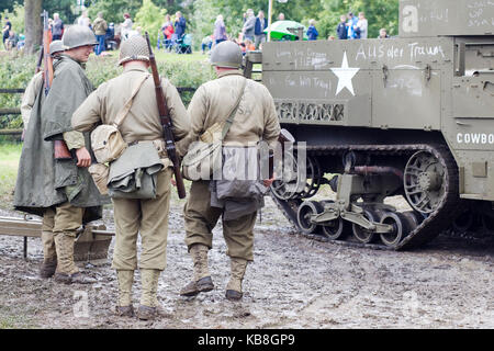 WW11 rievocazione storica della vittoria mostra REGNO UNITO Foto Stock